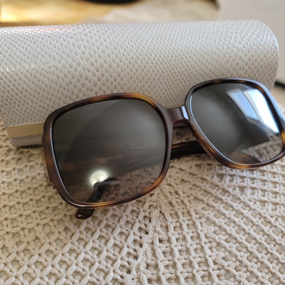 Jimmy Choo Accessories - Jimmy Choo Tara's Havana Sunglasses
